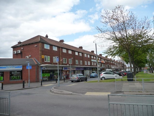 East Meadway shops, Tile Cross © Christine Johnstone cc-by-sa/2.0 ...