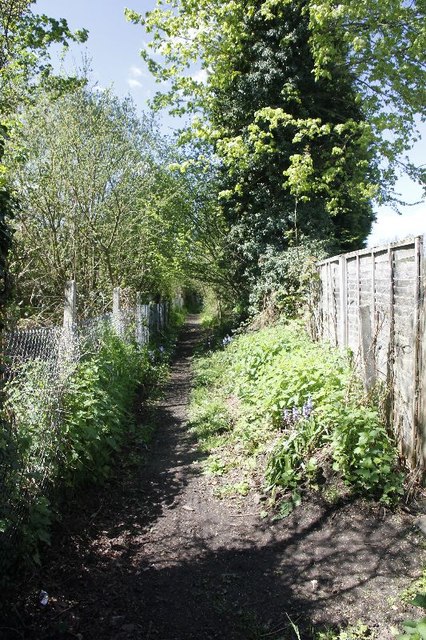 Footpath by the railway