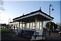 An ornate shelter, Clifftown Parade