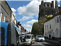 A busy street scene in Chichester