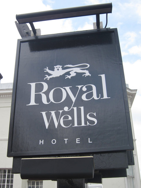 Royal Well Hotel sign