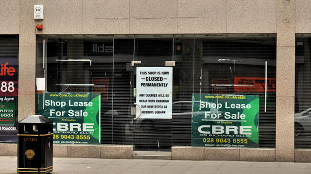 Closed shop, Belfast (2)