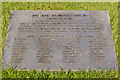 Memorial stone, Churchfields Memorial Gardens