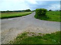 Footpath junction at Little Posbrook