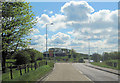 Roundabout at junction of A810 and B8050