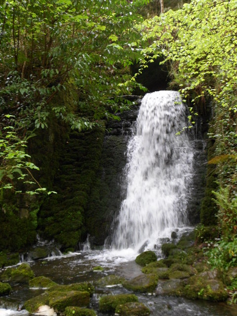 Waterfall in Nant Meigan, Beaumaris