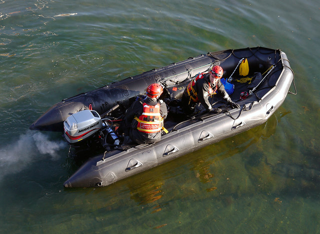 Water Rescue Team exercise, Bangor