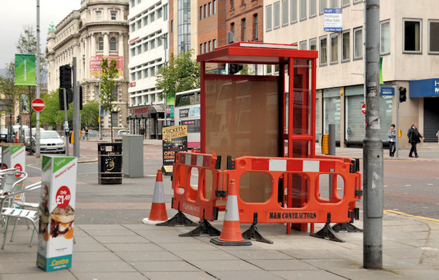 New telephone box, Belfast