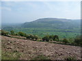 View to the Usk Valley and the Blorenge from Mynydd Llanwenarth