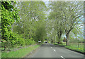 A84 entering Callander from the west