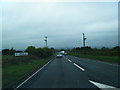 Shropshire county boundary on the A49