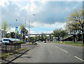 A82 west passing Arnold Clark motor dealers