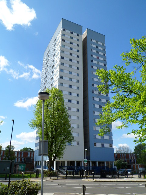 Mary Green tower block viewed from the... © Jaggery cc-by-sa/2.0 ...