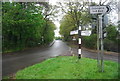 Fingerpost, Natts Lane and Lower Station Rd junction