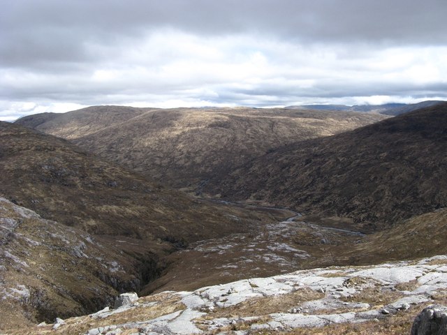 South side of Beinn nan Aighenan