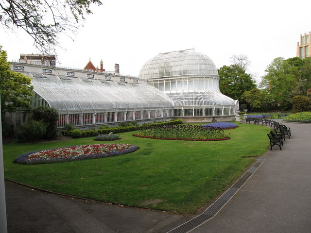 The Palm House at Belfast's Botanic Gardens