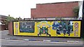 Young Citizen Volunteers Mural in Walnut Street, off Donegall Pass