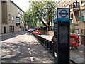TQ3382 : Barclays Bike Station, Hoxton Street by David Anstiss