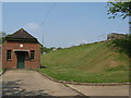 Control station and covered reservoir