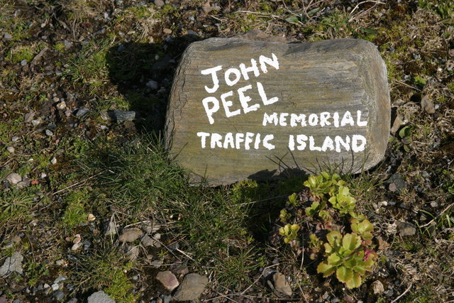 The John Peel Memorial Traffic Island