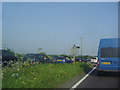 Traffic merging from the A1245 to the A127, Thundersley