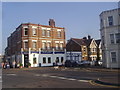 Station Road at the junction of Holland Road, Westcliff