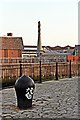 Strange Chimney and Tagged Bollard, Birkenhead