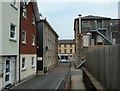 Side lane towards Great Oak Street, Llanidloes