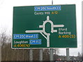 Redbridge Roundabout Sign