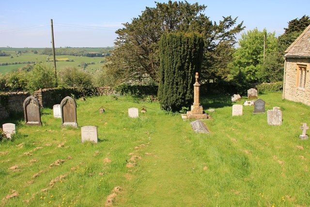 St Faith's Church graveyard, Farmcote © Terry Jacombs ...