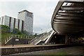 TQ1885 : Wembley Park Station and Ibis Hotel, near Wembley Stadium by Terry Robinson