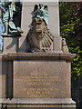 SD7427 : Oswaldtwistle War Memorial, Second World War Dedication by David Dixon