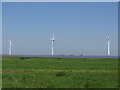 Field near Westmill wind farm