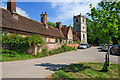 Wimborne St Giles, almshouses and church