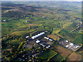 Balmore water works from the air