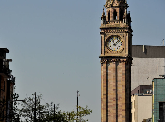 The leaning Albert Clock, Belfast (2)