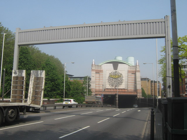 The Limehouse Link heading towards the David Anstiss