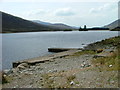 NH1053 : Small jetty on Loch Sgamhain by Dave Fergusson