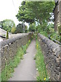 Footpath - end of Shaftesbury Avenue