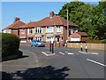 Traffic pinch-point on Bywell Avenue