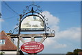 Pub sign for The White Hart Inn