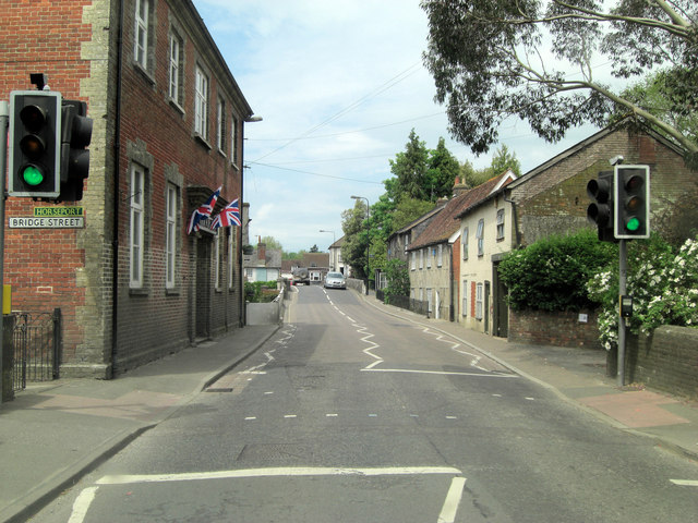Bridge Street crosses the River Avon