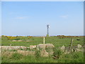 Communications mast near Barrock