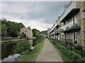 Canal side homes at Mytholmroyd