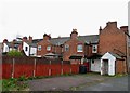 The rear of houses on Regent Street