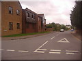 Green End from the junction of Waresley Road