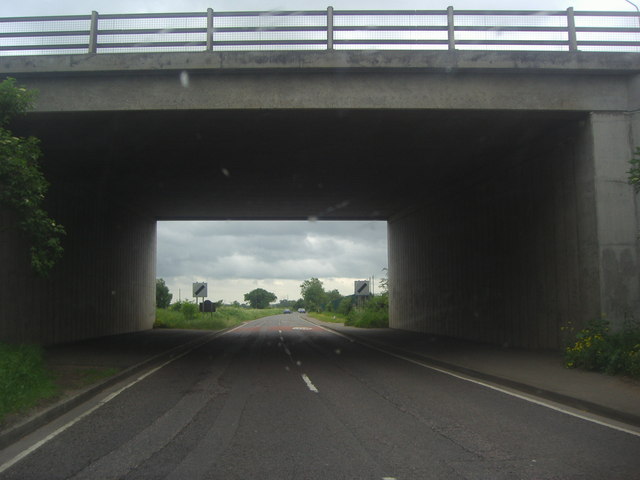 The A1 flies over Hitchin Street, Biggleswade