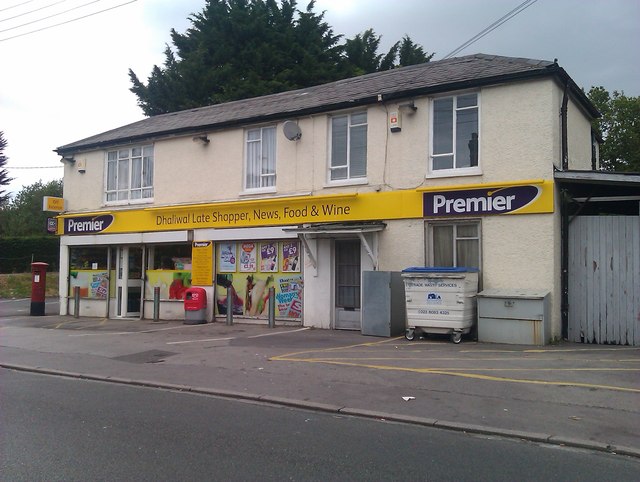 Convenience store on corner of Newtown Road