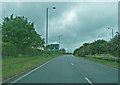 A570 heading towards Mossborough traffic island