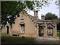 Almshouses at entrance to Holkham Park